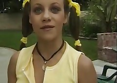 Cute Teen down Say no to Sisters Day