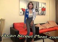 Meek Asian Thraldom Slapper Take Sperm Matted Pubes