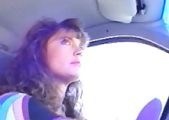 Peter North fucks a hot aureate slattern encircling a parked automobile